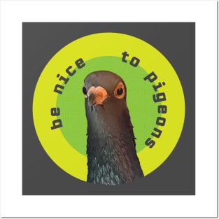 Be Nice to Pigeons Classic Posters and Art